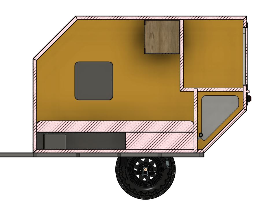 越野野营拖车